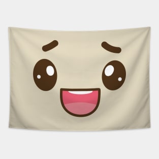 Happy Cute Face Tapestry