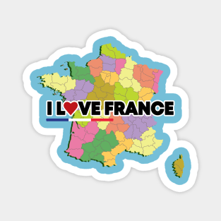 I Love France Magnet