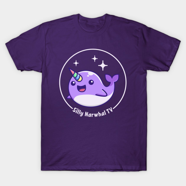 Silly Narwhal Tv Youtuber T Shirt Teepublic - narwhal roblox shirt