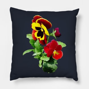 Pansies - Pansy Family Pillow