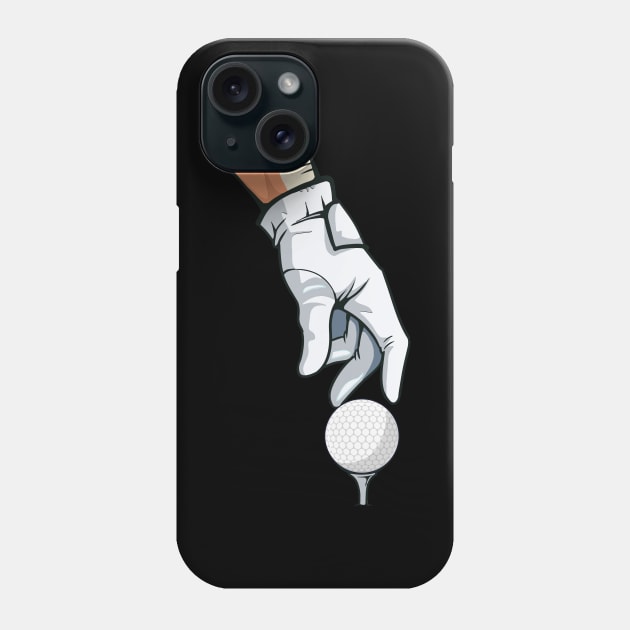 Golf Ball Tee for a Golfer Phone Case by Anassein.os