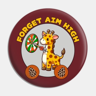 Darts giraffe Pin