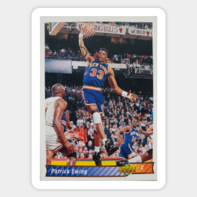 Odnk Basketball Patrick Ewing 1992 93 Upper Deck Card 130 T Shirt T Shirt Patrick Ewing Sticker Teepublic