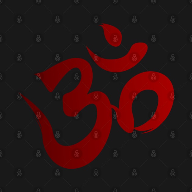 Red Crown Chakra Symbol, Sahasrara by DepicSpirit