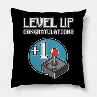 Level Up +1 Year Year Birthday Birthday Gaming Pillow