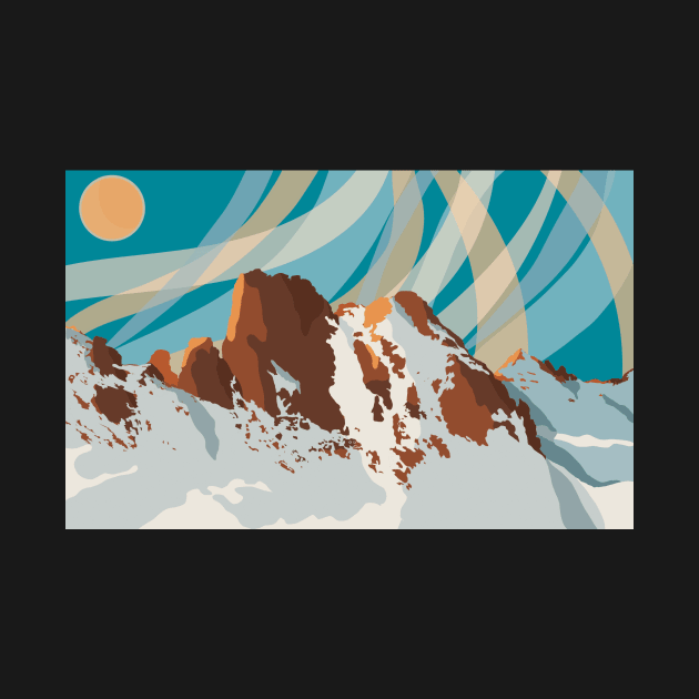 Snowy mountains by Carpesidera