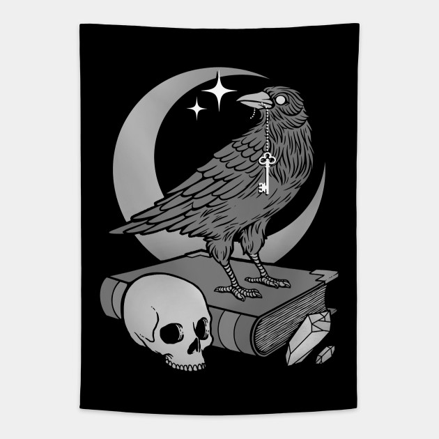 Crow tapestry top