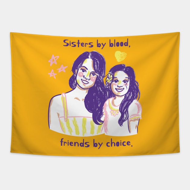 Sweet Sister: Sisters by blood, friends by choice Tapestry by Zirrko