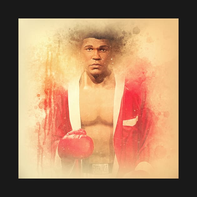 MUHAMMAD ALI - VINTAGE-1 by MufaArtsDesigns