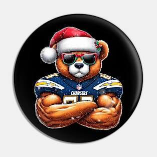 Los Angeles Chargers Christmas Pin