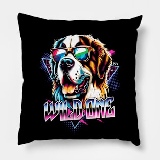 Wild One Saint Bernard Pillow