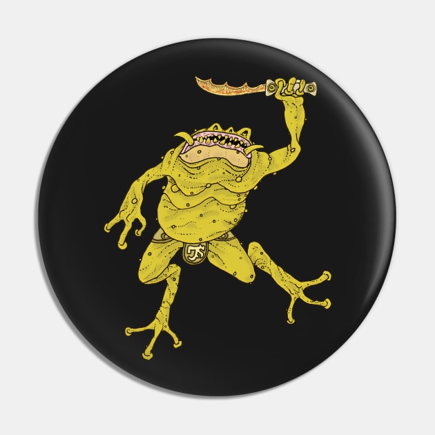 Yellow Belly Pin by Hereticwerks