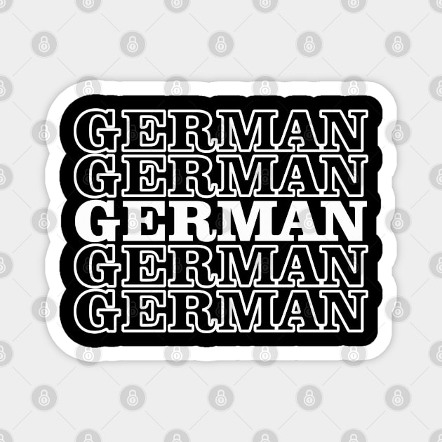 german Magnet by Ericokore