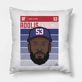 Adolis Garcia Texas Fade Pillow