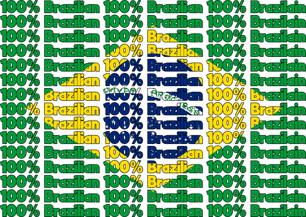 100% Brazilian Kids T-Shirt by MiamiTees305