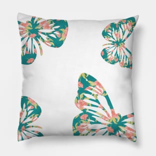 Colorful Butterfly , Cute Light Butterflies Gift Idea Pillow