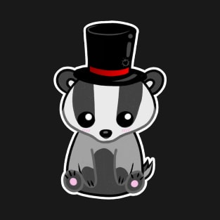 badger with a top hat T-Shirt