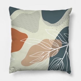 Flowers Seamless Abstract Pattern Pillow