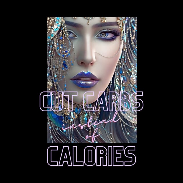 Cut Carbs instead of Calories (woman blue lips) by PersianFMts