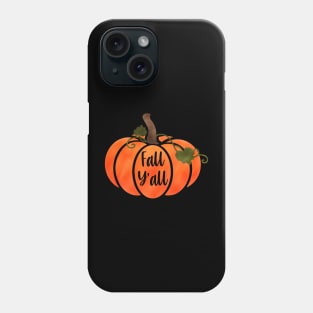 Fall Y’all Watercolor Pumpkin Phone Case