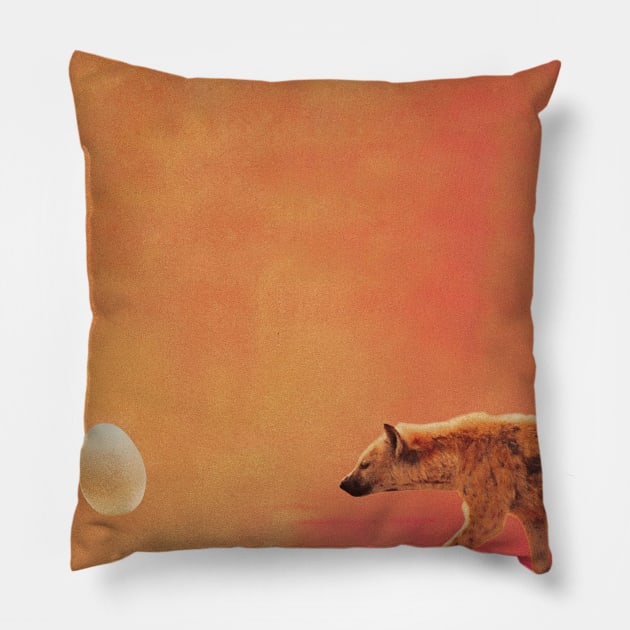 Hyena Pillow by SilentSpace