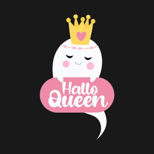 Hallo Queen Halloween Design for Kids T-Shirt