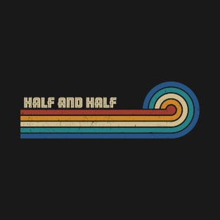 Half and Half - Retro Sunset T-Shirt