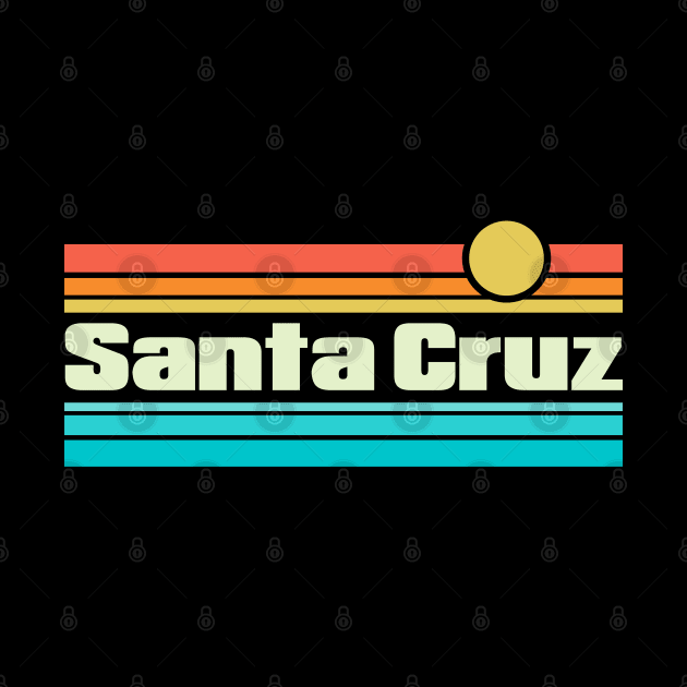 Santa Cruz Retro Sunset by susanne.haewss@googlemail.com