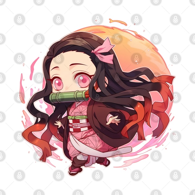 chibi nezuko by WabiSabi Wonders