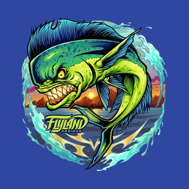 Angry Mahi-Mahi by FlylandDesigns