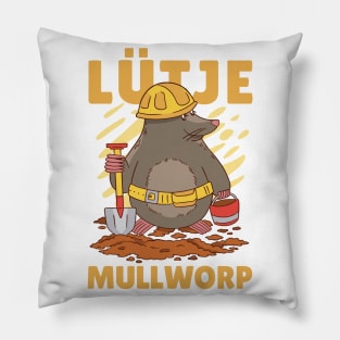 Lütje Mullworp Low German Mole Pillow