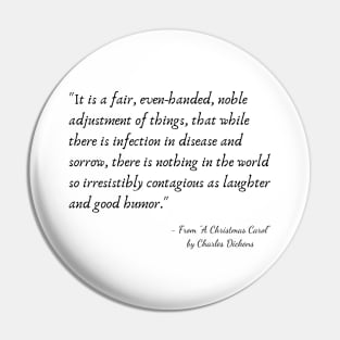 A Quote from "A Christmas Carol" by Charles Dickens Pin