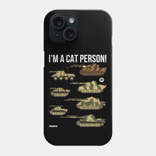 Im a cat person (7 German cats) Phone Case