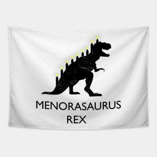 Menorasaurus Rex Funny Hanukkah Joke Tapestry