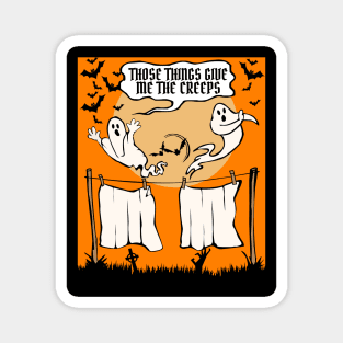 Real ghost story Spooky Halloween joke Magnet