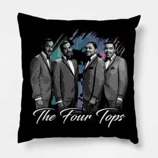 Reach Out and Dress Up The Four Band's Iconic Sound on Your Tee Pillow