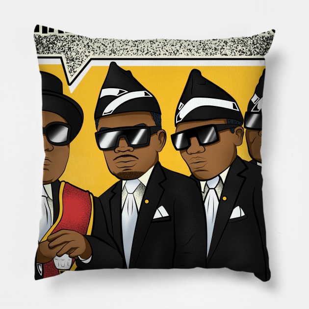 coffin dance meme Pillow by the house of parodies