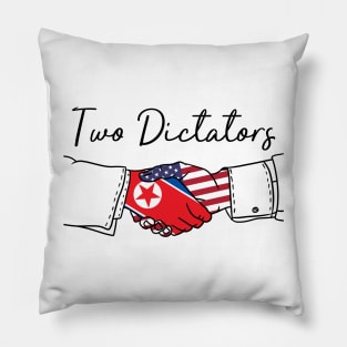 Two Dictators funny Singapore summit Pillow