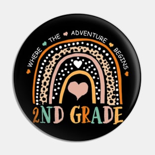 Leopard Rainbow 2nd Grade Where The Adventure Begins Pin