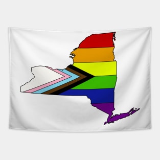 Progress pride flag - New York Tapestry