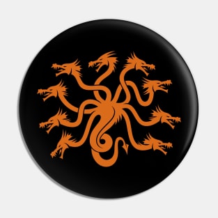 Hydra - Orange Pin