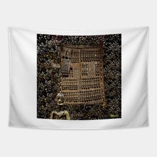 Africa Antiquities Collection:Ancient Shutter of the Dogon People Tapestry