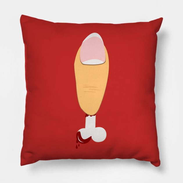 Toe Murder Pillow by melikeozmen