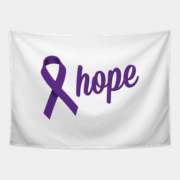 Hope Shirt for Lymphoma Cancer Tapestry by mangobanana