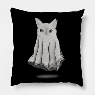 Ghost Cat Pillow