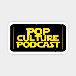 Pop Culture Podcast Logo Magnet