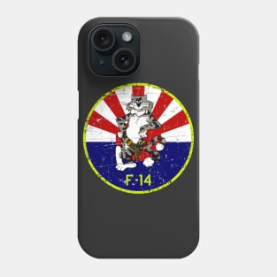 F-14 Tomcat Sun Rise Baby! - Grunge Style Phone Case