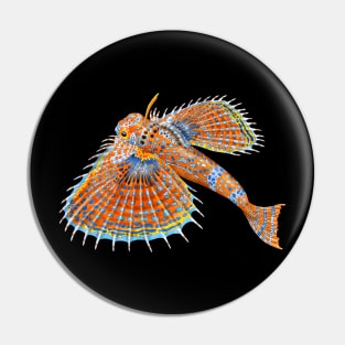 Flying Gurnard Pin