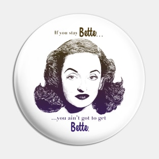 Bette // Vintage Style Design Pin