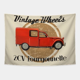 Vintage Wheels - Citroën 2CV Fourgonnette Tapestry